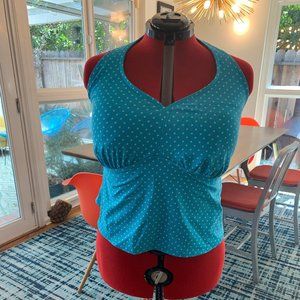 Lands' End, Size 18 (and 24), turquoise & green 4-piece swim wardrobe